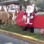 Botarga Santa Claus con Renos y Trineo