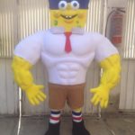 Botarga Bob Esponja Súper Héroe