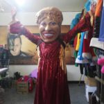 Cabezón Celia Cruz con Vestuario